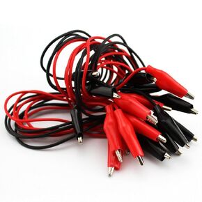 10pcs Alligator Clip Wires Test Leads Set with Alligator Clips Double-Ended Cables Connectors Jumper Wire