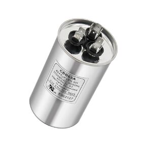 CBB65 45+5 uF 45/5 MFD 370V/440V Dual Run Round Start AC Capacitor for Motor Run, Condenser Straight Cool, Heat Pump, Air Conditioner, AC Unit Fan, HVAC