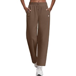 Neer Women's Straight Leg Sweatpants High Waisted Baggy Lounge Pants Athletic Joggers Pants with Elastic Buckle
