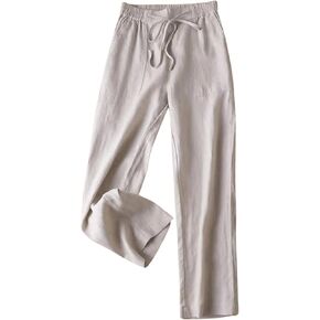 Women's Drawstring Elastic Waist Long Pants Athletic Sport Trousers with Pockets in Saudi Arabia