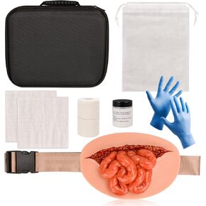 Eviscerated Intestine Simulator, Open Abdominal Wound Packing Trainer, Small Intestine Simulator for Wound Care Practice, Medical Education Tools in Saudi Arabia