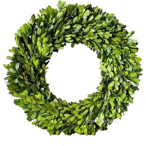 Preserved Boxwood Wreath 11 inch Green Garland for Indoor Thanksgiving Halloween Christmas Wreath Decor Stay Fresh for Years Wreaths Lovers Gifts(11 inch)