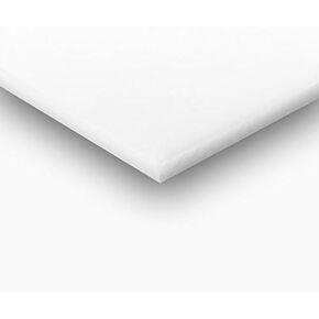 Acetal Copolymer Plastic Sheet 3/4" x 24" x 24" - Natural White Color in Kuwait