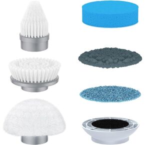 LABIGO 6 Pack Replaceable Brush Heads, Replacement Brush Heads for LABIGO Electric Spin Scrubber LA4 Pro LA3 Pro LA2 Pro LA1 Pro, Cordless Spin Scrubber Brush Set for Bathroom Floor Tile Kitchen Car