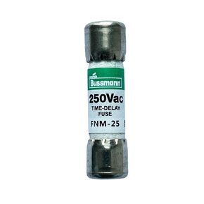 New FNM-25 FNM-25A 250Vac Time Delay Fuse, Pack of 10