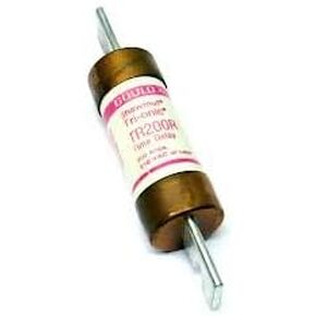 TR-200R, 200 Amp (200A) 250V Fusetron Dual Element Time-Delay Current Limiting Class RK5 Fuse, UL Listed