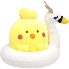 Anirollz Stuffed Animal Plush Toy – 6" Small Floatie Doll |Soft, Squishy, Warm, Cute, Comfort, Safe | Birthday Pillow with Kawaii Kitty Cat on Unicorn Floatie Kittiroll