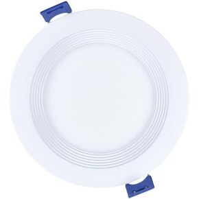 Leviton DBS40-S1W Baffle Slim Downlight, 4" Square, White
