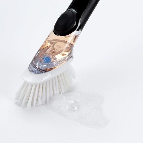OXO SteeL Soap Dispensing Dish Brush 10 In in Saudi Arabia