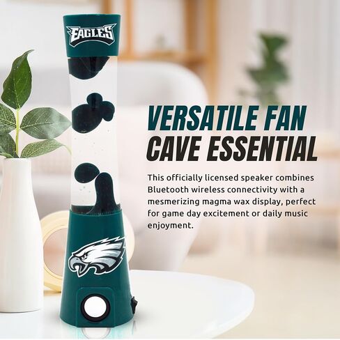 Sporticulture 2-in-1 NFL Team Magma Lamp with Built-in Bluetooth Speaker - 16.5" NFL Team Magma Lamp with Standard Outlet Connection and 30-Watt Bulb (Included) – Tennessee Titans in Saudi Arabia