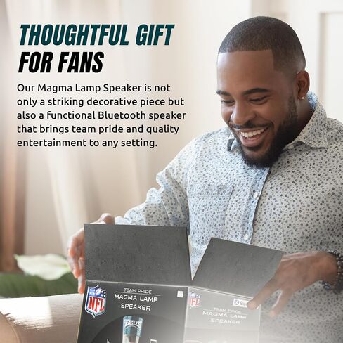 Sporticulture 2-in-1 NFL Team Magma Lamp with Built-in Bluetooth Speaker - 16.5" NFL Team Magma Lamp with Standard Outlet Connection and 30-Watt Bulb (Included) – Tennessee Titans in Saudi Arabia