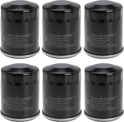 Oil Filter Replace 8M0162829, 8M0065104, 8M0162830, 8M0065103, 822626K04, 822626Q04 for Mercury and Mariner 25-115HP Four Stroke Outboards Engines (Pack of 2) in Saudi Arabia