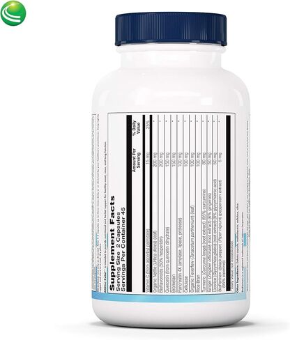 Nutra BioGenesis - AlliHist Relief - نبات القراص العضوي والكيرسيتين والحمى لدعم الأنف والجيوب الأنفية والرئة - 90 كبسولة in Kuwait