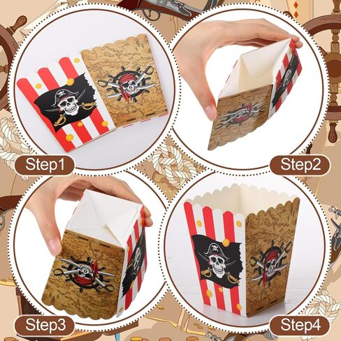 100 PCS Popcorn Containers Bulk for Party Mini Popcorn Box Hero Popcorn Treat Boxes Popcorn Bowls Snack Candy Box for Hero Baby Shower Boxes Hero Theme Popcorn Boxes Birthday Party Supplies in Saudi Arabia