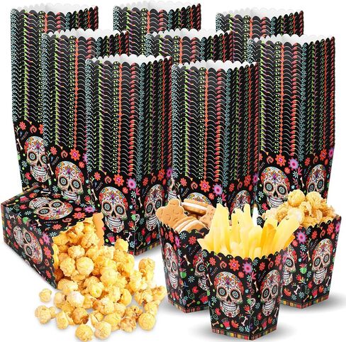 100 PCS Popcorn Containers Bulk for Party Mini Popcorn Box Hero Popcorn Treat Boxes Popcorn Bowls Snack Candy Box for Hero Baby Shower Boxes Hero Theme Popcorn Boxes Birthday Party Supplies in Saudi Arabia