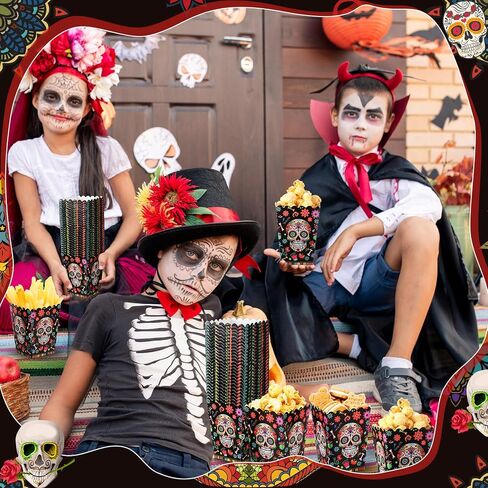 100 PCS Popcorn Containers Bulk for Party Mini Popcorn Box Hero Popcorn Treat Boxes Popcorn Bowls Snack Candy Box for Hero Baby Shower Boxes Hero Theme Popcorn Boxes Birthday Party Supplies in Saudi Arabia