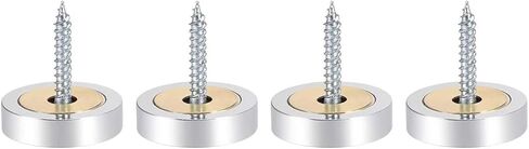YXQ Caps Cover Nails Stainless Steel Mirror Screws Decorative Brushed Dia 20mm 12pcs in Saudi Arabia