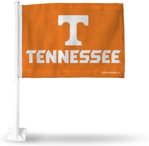 علم سيارة Rico Industries NCAA Tennessee Volunteers Stars مزدوج الجوانب - 40.64 سم × 48.26 سم - عمود قوي يتم تثبيته على السيارة/الشاحنة/السيارات in Saudi Arabia