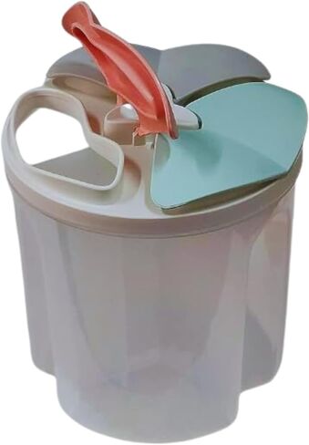 حاوية تنظيم زجاجات حبوب منع الحمل من Skywin - منظم مكملات كبيرة مع 3 مقصورات، منظم موزع فيتامين لمدة شهر واحد - زجاجة منظم حبوب الدواء، منظم حبوب فيتامين in Kuwait