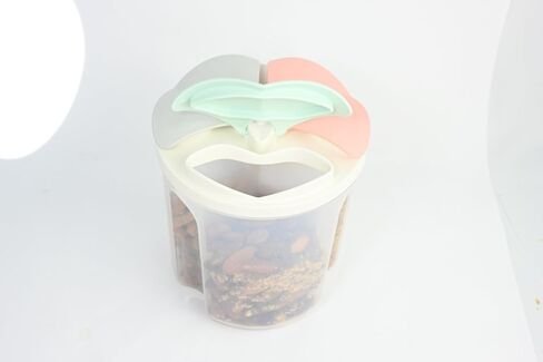 حاوية تنظيم زجاجات حبوب منع الحمل من Skywin - منظم مكملات كبيرة مع 3 مقصورات، منظم موزع فيتامين لمدة شهر واحد - زجاجة منظم حبوب الدواء، منظم حبوب فيتامين in Kuwait