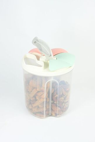 حاوية تنظيم زجاجات حبوب منع الحمل من Skywin - منظم مكملات كبيرة مع 3 مقصورات، منظم موزع فيتامين لمدة شهر واحد - زجاجة منظم حبوب الدواء، منظم حبوب فيتامين in Kuwait