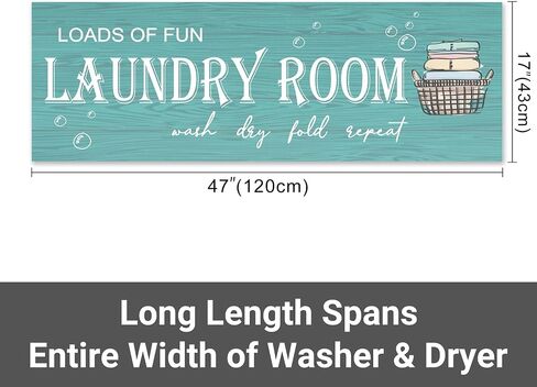 Laundry Room Rug Non Slip Laundry Mat for Laundry Room Decor Washable Area Rugs for Laundry Room, Bathroom, Washroom, Kitchen, 17"x47", Teal in Saudi Arabia