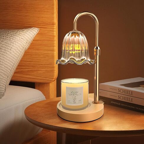 Candle Warmer Lamp, Electric Candle Lamp with Timer, Mothers Day Birthday Gift for Mom, New Home Gifts House Bedroom Warming & Decor, Dimmable Wall Mount Wax Melt Warmer for Scented Candle in Saudi Arabia