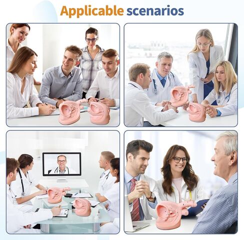 2Pcs Catheterization Model Male Female, Catheter Model Internal External Genital PVC Anatomy Model Nursing Practice for Medical Clinical Teaching and Practical Training in Saudi Arabia