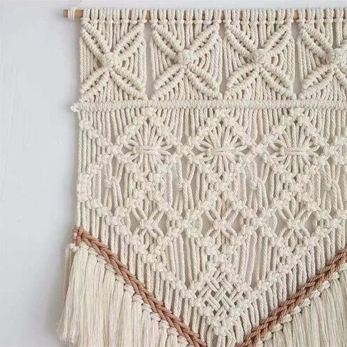 BMIDRUT Hanging Macrame Tapestry Dream Catchers Hand Woven Tapestries Boho Wall Art Decor Home Wall Decor Wall Pediment in Saudi Arabia