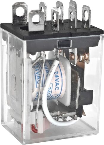 LY2-AC24 General Purpose Power Relay - DPDT 10A Contact Rating, 24VAC Rated Voltage - Reliable Electric Signal Control for Low Current Applications in Saudi Arabia