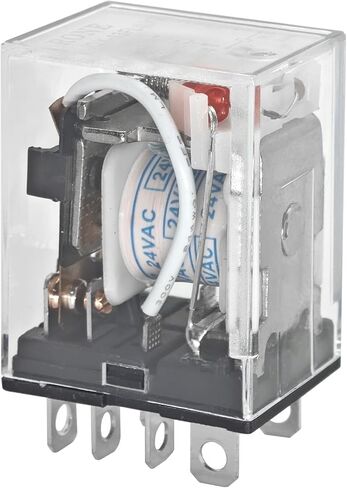 LY2-AC24 General Purpose Power Relay - DPDT 10A Contact Rating, 24VAC Rated Voltage - Reliable Electric Signal Control for Low Current Applications in Saudi Arabia