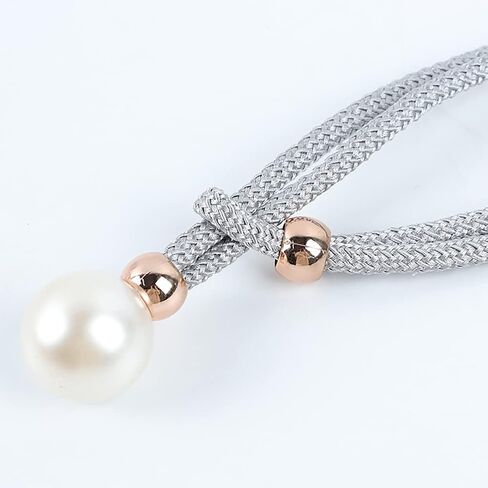 2Pcs Pearl Curtain Tiebacks, Modern Simple Style Drape Tie Backs Drape Pearl Tiebacks Decorative Holders Ropes Curtain Tie Backs with Fasten Ring for Window Drapery (Baby Blue) in Saudi Arabia