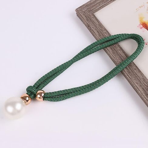 2Pcs Pearl Curtain Tiebacks, Modern Simple Style Drape Tie Backs Drape Pearl Tiebacks Decorative Holders Ropes Curtain Tie Backs with Fasten Ring for Window Drapery (Baby Blue) in Kuwait