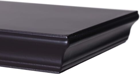 Kiera Grace Bristol Aston Floating Shelves, Modern Wall Mounted Shelf for Bedroom, Kitchen, 24", Espresso, Matte Finish,1Pack in Kuwait