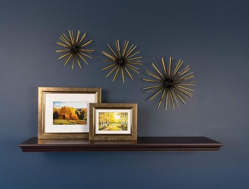 Kiera Grace Bristol Aston Floating Shelves, Modern Wall Mounted Shelf for Bedroom, Kitchen, 24", Espresso, Matte Finish,1Pack in Kuwait