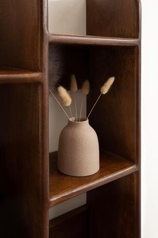 Kate and Laurel Madero Transitional Solid Wood Wall Shelf, 30 x 6 x 17, Walnut Brown, Modern Small Bookshelf for Use as Living Room Display Shelf or Over Toilet Storage Shelf in Saudi Arabia