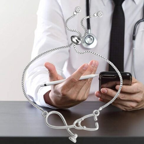 سماعة الطبيب MYOSPARK سلسلة قابلة للتعديل سوار مجوهرات طبية هدية لطلاب الطب والممرضات in Saudi Arabia