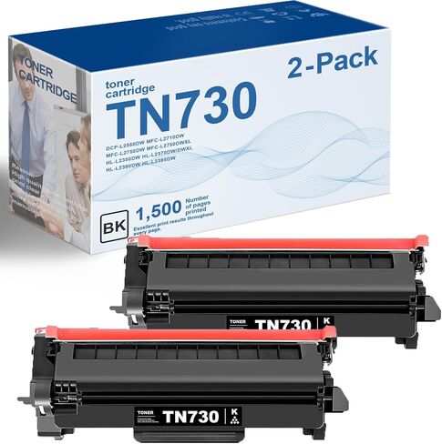 TN-820 Toner Cartridge Replacement for Brother TN820 Black Toner Cartridge HL-L6200DW MFC-L5850DW MFC-L5700DW HL-L5200DW MFC-L5900DW Printer 2-Pack in Saudi Arabia