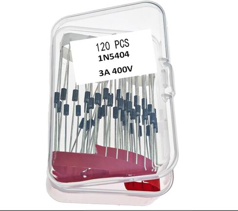 1N5404, 3A 1N5404, 3A 400V 1N5404, Diode 1N5404, 3A 1N5404 Diode, Silicon Rectifier Direct Insertion Diode 3A 400V Plug-in Diode (120 Pcs) in Saudi Arabia
