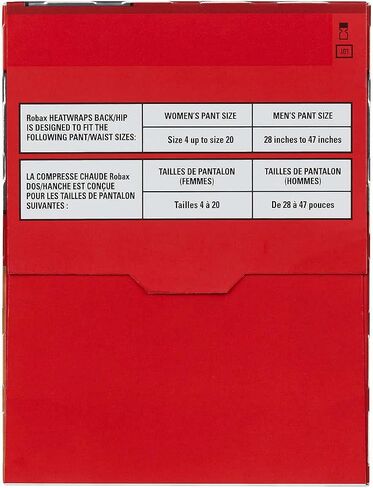 Robax heatwraps Pack of 6 in Saudi Arabia