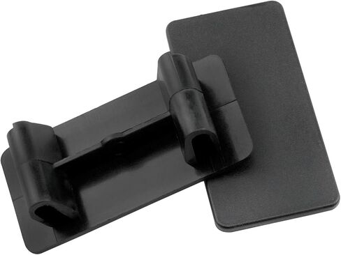 6PCS Rocker Switch Panel ABS Rectangular Rocker Switch Blank Snap-in Hole Plug Cover Bracket Filler Black in Saudi Arabia