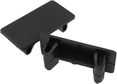 6PCS Rocker Switch Panel ABS Rectangular Rocker Switch Blank Snap-in Hole Plug Cover Bracket Filler Black in Saudi Arabia