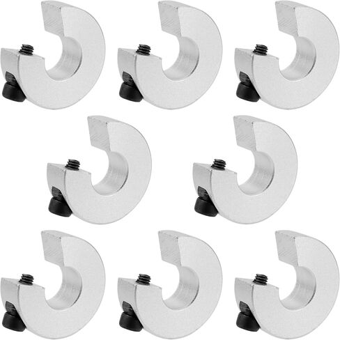 8 عبوات من توقف السكك الحديدية الخطية SBR12، أطواق عمود المشبك مع برغي مجموعة M4، حلقة تثبيت العمود لقضبان الماكينات، الأدلة الخطية، معدات التشغيل الآلي in Kuwait