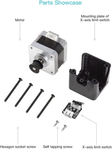 Ender 3 V2 X Axis Stepper Motor Kit with Limit Switch Compatible with Ender 3, Ender 3 pro, Ender 3 Max (42-34, with Gear Limit Switch kit) in Saudi Arabia