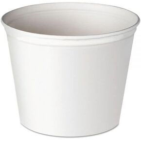 Tabletop king 10 lb. White Disposable Paper Ice Bucket - 25/Pack