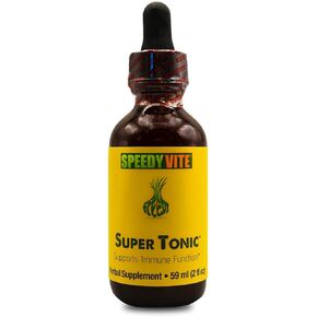 SpeedyVite® Herbal Super Tonic Enhanced Organic (2 fl oz) Apple Cider Vinegar Horseradish Onion Garlic Ginger Serrano Cayenne Habanero Pepper Natural wildcrafted Supports Immune Function*