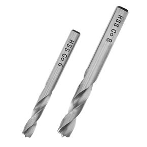 2PCS Spot Weld Drill Bit Set HSS Co Cobalt Spot Welding Drill Cutter White Diamond Cutting Bits Kit Spot Weld Removal Tool 6mm 8mm