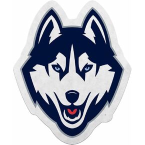Rico Industries NCAA Connecticut Huskies - UCONN Primary Shape Cut Pennant - Home and Living Room Décor - Soft Felt EZ to Hang
