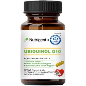 Ubiquinol Q10 (Pellet) x Kaneka™, Liquid Filled Hard Capsule w/Pellet, High Antioxidant Support, Organic Pullulan Capsules, 100% Natural Origin, No-Additives, No-GMO