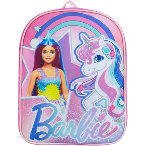 Barbie School Backpack | Unicorn Backpack For Girls | Girls Backpack | Kindergarten Backpack For Girls | One Size Pink